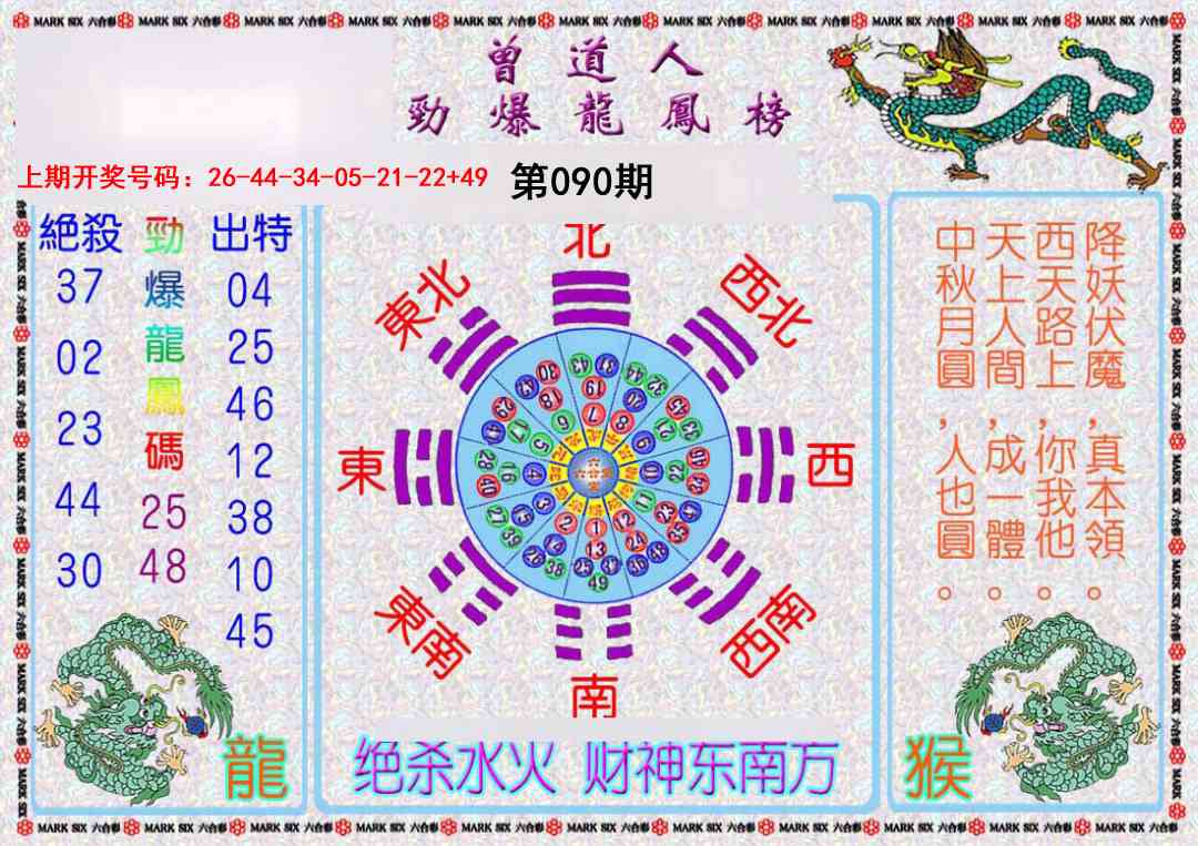 090期曾道人劲爆龙凤榜[图]